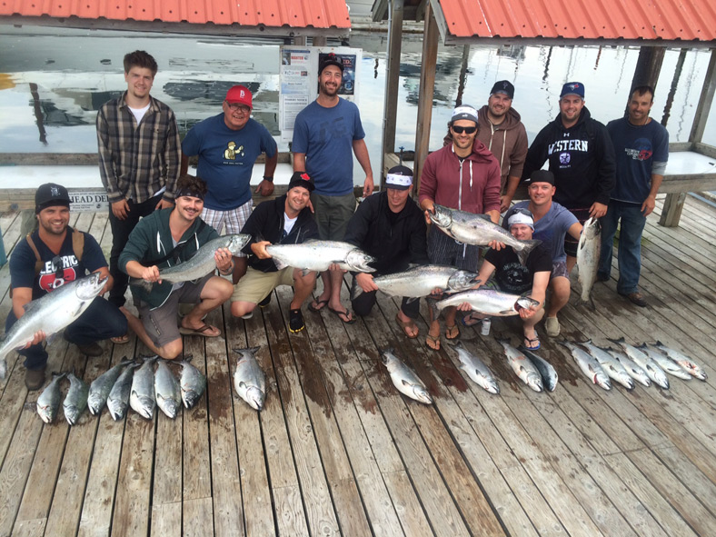 Group from fishing charter